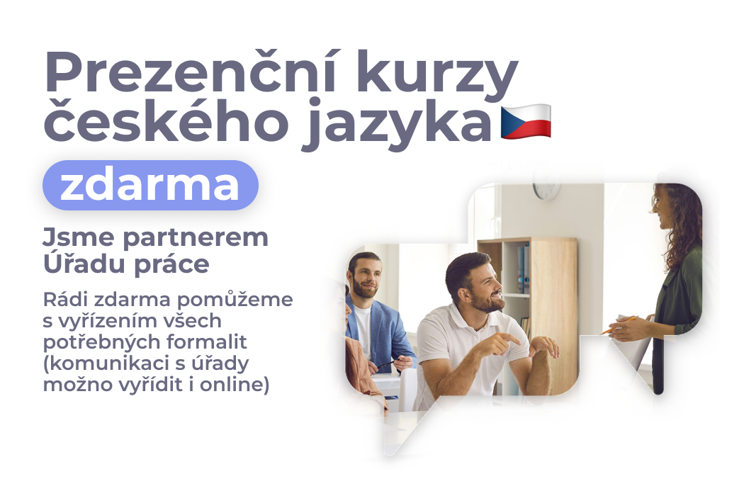 Prezenční kurzy českého jazyka (možno i ZDARMA)